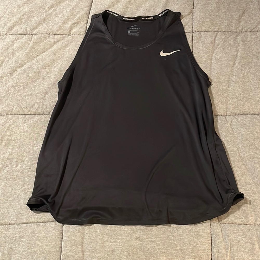 Nike running racer back top